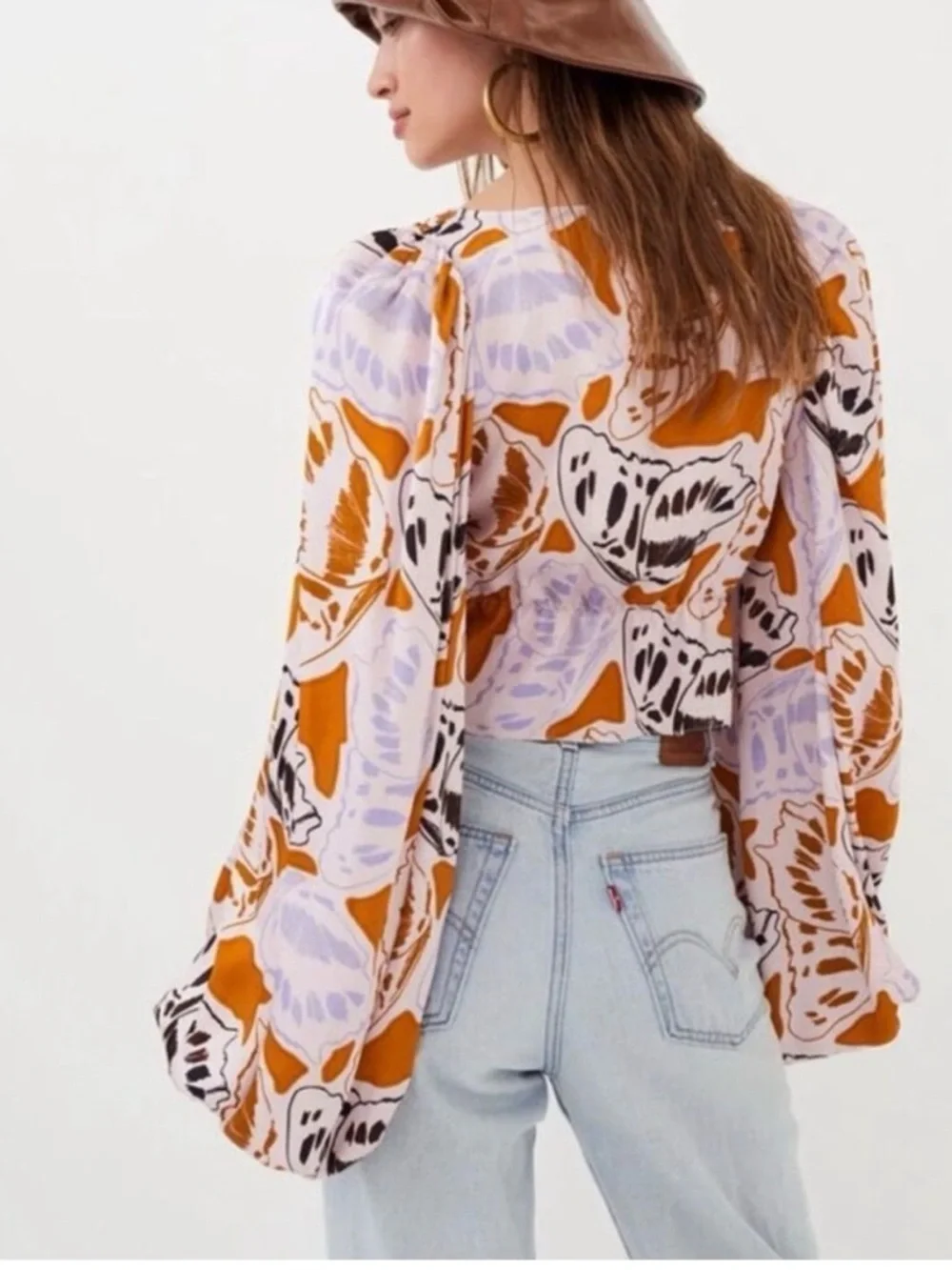 NWT For Love & Lemons Esmerelda Crop Top Size XS Revolve - Picture 3 of 4